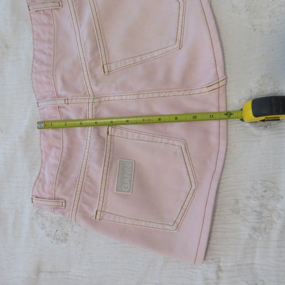 Ganni pink denim skirt - Picture 3 of 3